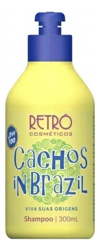Shampoo Low Poo Cachos In Brazil Retrô Cosméticos 300ml