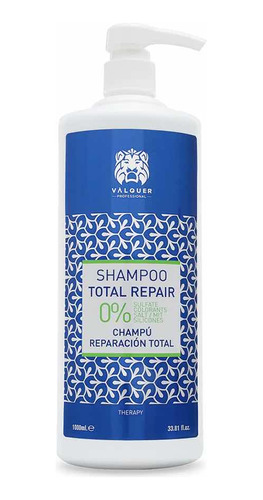 Shampoo Total Repair Reparación Capilar 1l Valquer