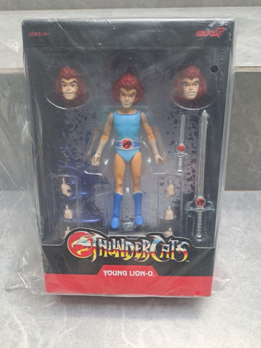Thundercats Super 7 Ultimates, Young Lion-o, Joven Lion -o (Usado)
