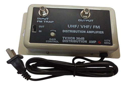 Amplificador De Señal Booster Uhf Vhf Fm