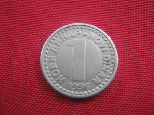 Yugoslavia 1 Nuevo Dinar 1996