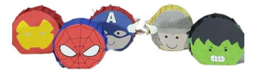 Piñata De Los Vengadores Hulk , Capitán America Spider Man
