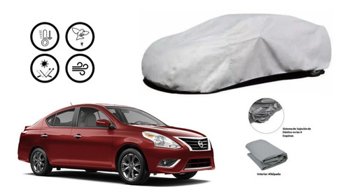 Car Cover Nissan Versa 2013 Afelpada.