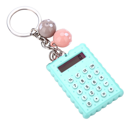 Mini Calculadora Portátil De Chaveiros Estilo Biscoitos Fofo