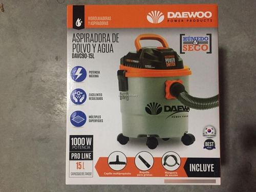 Imagen 3 de 7 de Aspiradora Polvo Liquido 15lts 1000w 2 En 1 Sopladora Indust