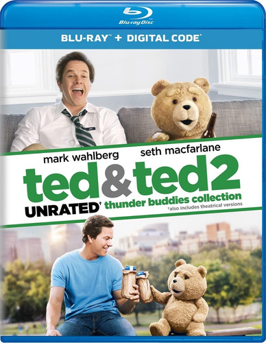 Blu Ray Ted 1 Y 2 Original Unrated 