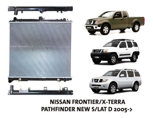 Imagen 1 de 6 de Radiador Nissan Frontier/x-terra/pathfinder New  2005   