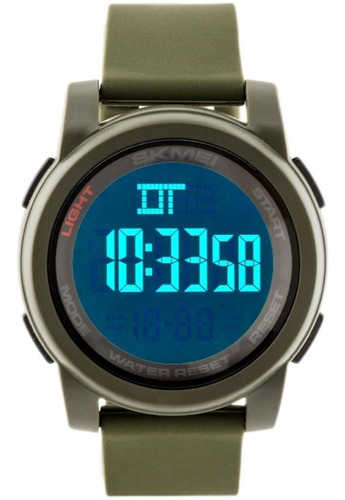 Reloj Skmei Hombre 1257 Deportivo Digital Led Moderno Verde