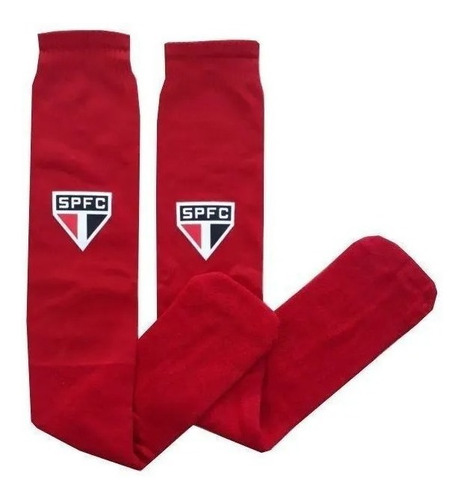 Meião Infantil Campo São Paulo Vermelho Oficial P,m,g