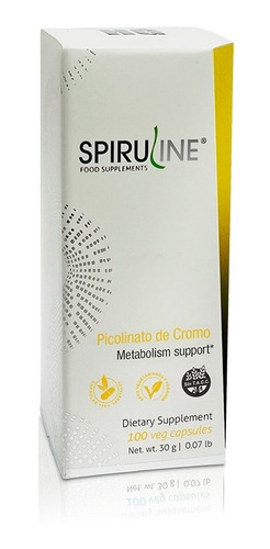 2 Spirulinas Picolinato De Cromo X300mg Spiruline Hydro Grow