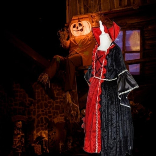 Disfraz De Vampiro De Carnaval De Halloween Hecho A Medida P