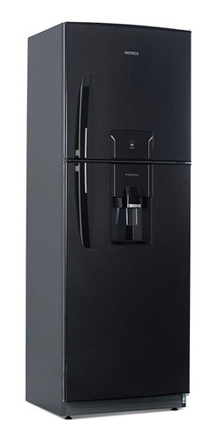 Heladera Patrick HPK151M11 black steel con freezer 388L 220V