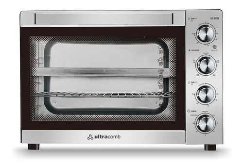 Horno Eléctrico Convector Ultracomb 80l Grill Acero 1900w Color Acero Inoxidable