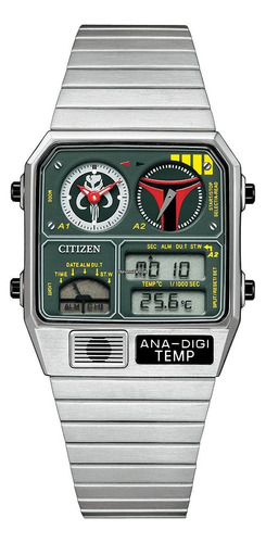 Reloj Hombre Citizen Star Wars Clásico Boba Fett Jg2110-51w