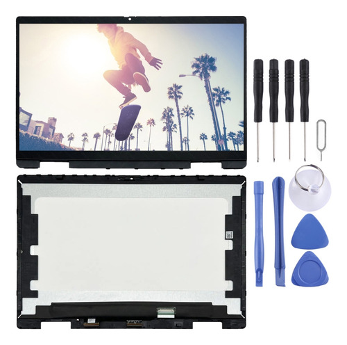 1 Pantalla Lcd Fhd Con Marco Para Hp Pavilion X360 14-ek