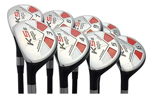 Set Completo De Palos De Golf Híbridos Para Hombres Zurdos,