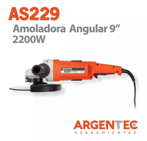 Ostentoso Motel Fe ciega Amoladora 230 Mm. Argentec As229 2200 Watts