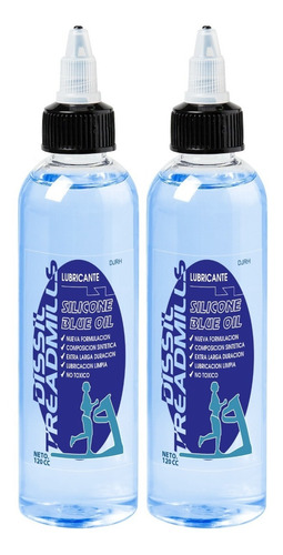 Aceite Lubricante Silicon Blue P/ Trotadoras 120ml 12 Meses