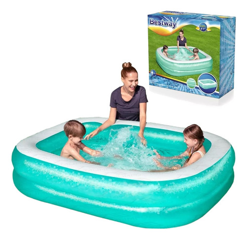 Pileta Inflable Rectangular Bestway 54005 450 Lts Cuota