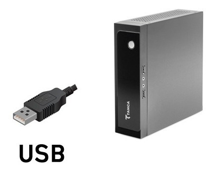 Mini Pc Tanca Tc-6240s J1800 2.41ghz Ssd 120gb 4gb 2 Seriais