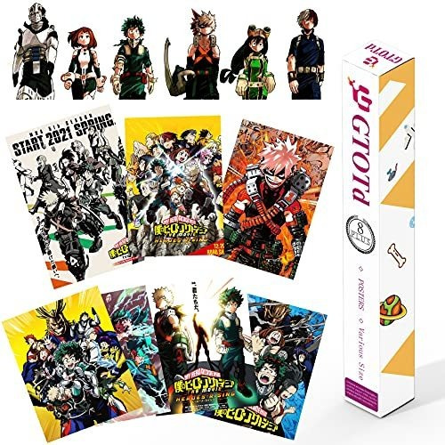 Cartel De Anime Gtotd (8 Pcs/ 4 Series) Cartel De Lghqk