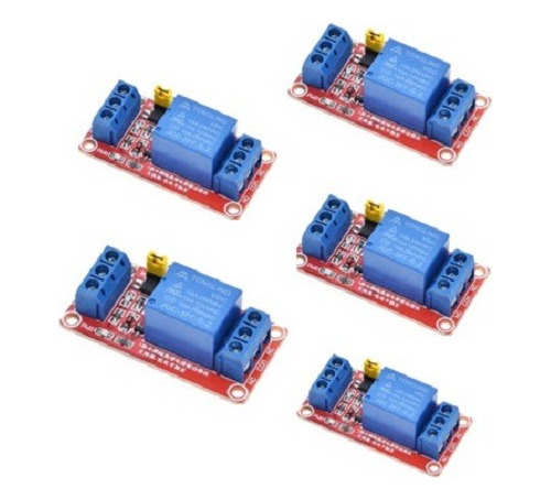 Modulo Relay Por 1 - 12v ( Paquete De 5 Unidades )