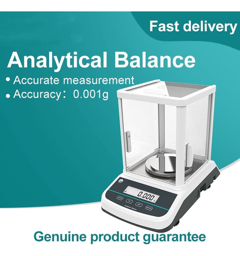 Balanza Analítica Digital Laboratorio, Rango De 500g/0.001g