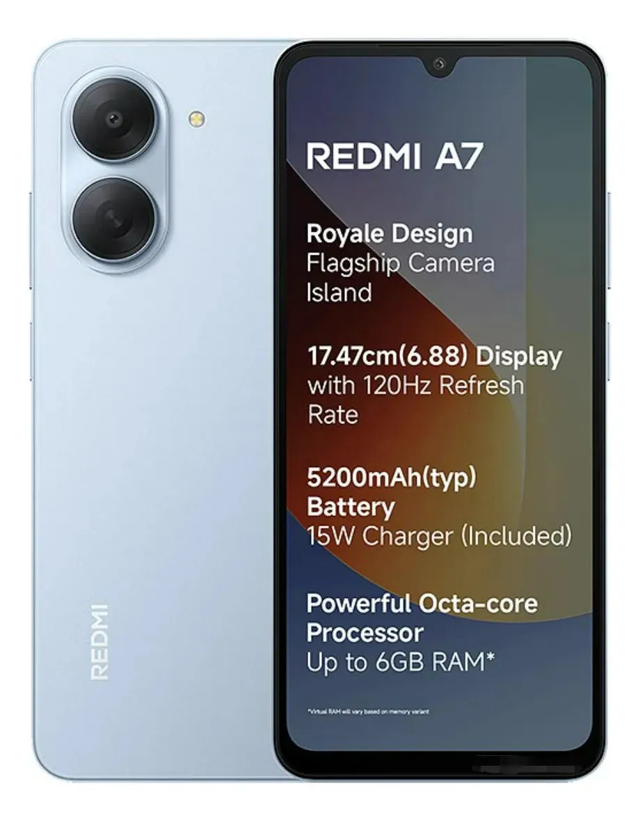 Xiaomi Redmi A7 64gb Dual Sim 3gb Ram Azul Claro