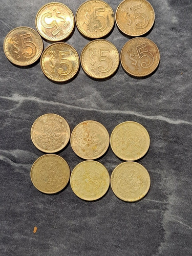 Monedas De 5 Centavos De El Año 1988 Y 1985