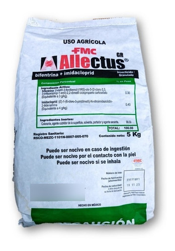 Allectus Gr 5kg P/gallina Ciega, Termitas Gusano De Alambre