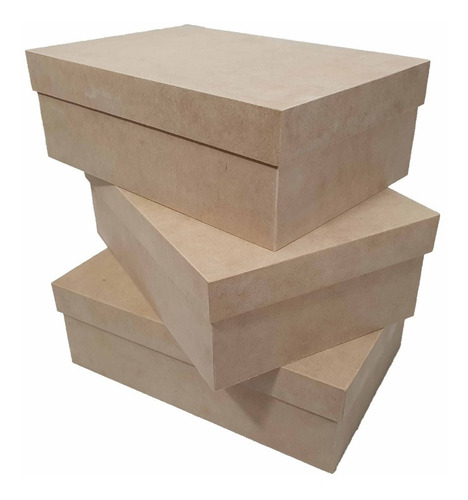 Imagen 1 de 3 de Caja 25x35x12 En Fibrofacil 10 Unidades