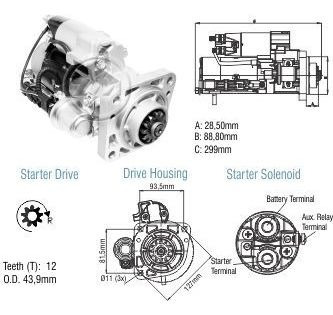 Arranque Vw Volkswagen 17280 24280 Constellation 05/ 24v 12d