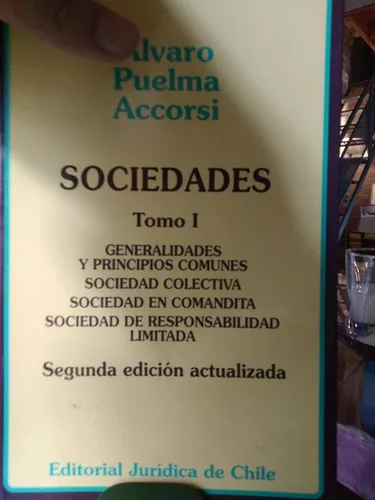 Sociedades - Chile Álvaro Puelma Accorsi 2 Tomos (Usado)