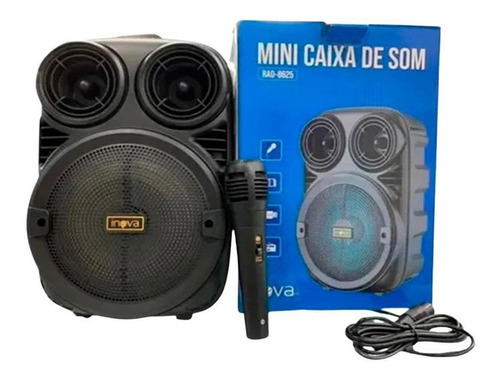 Radio E Caixa De Som Com Microfone E Bluetooth Inova Cor Outro