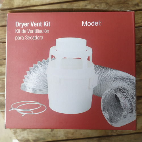 Imagen 2 de 6 de Ducto Secadora Con Recipiente Kit Completo