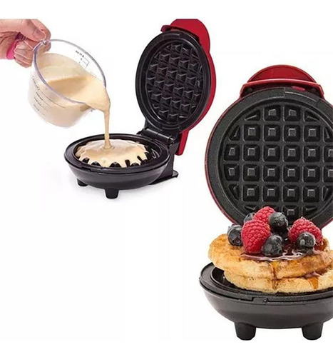 Máquina De Fazer Panqueca Waffle Elétrica 110v