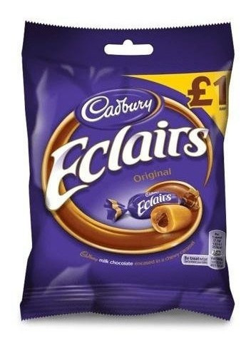 Eclairs Chocolate Cadbury 130g Bolsa