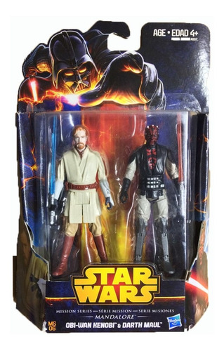 Mission Series Obi-wan Kenobi & Darth Maul Star Wars Figuras