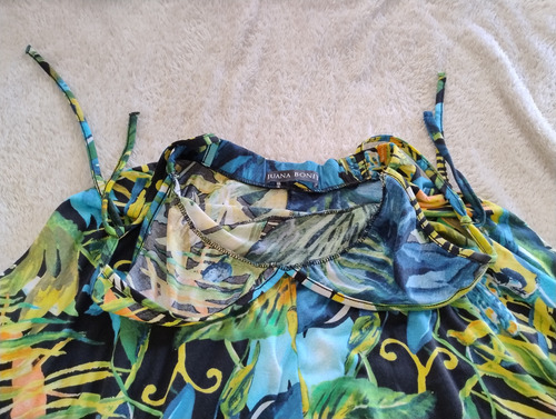 Vestido Largo Plato. Algodón. Bellísimo!! (Usado)
