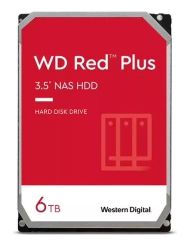 Disco Duro Western Digital Red Plus Wd60efpx 6tb 5400rpm