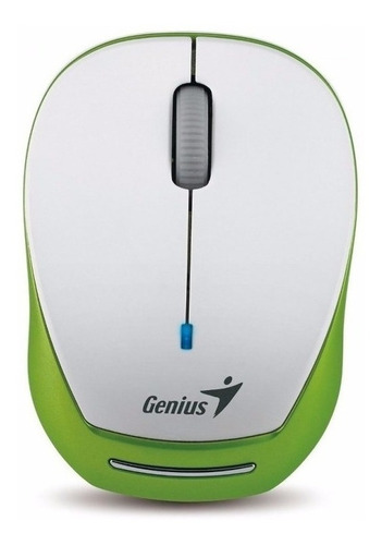 Imagen 1 de 2 de Mouse mini inalámbrico recargable Genius  Micro Traveler 9000R verde