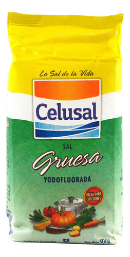 Sal Gruesa Yodofluorada Celusal 500 Grs