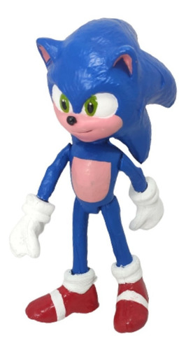 Sonic 2 Figura Pelicula Azul Articulado The Hedgehog Erizo