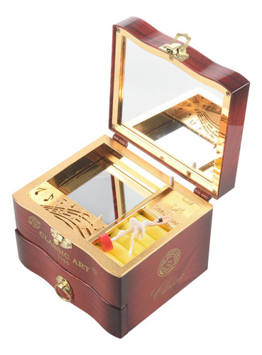 Caja De Música Clásica Para Piano, Bailarina Giratoria