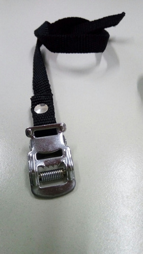 Imagen 3 de 3 de Puntera Con Correa Para Pedal De Bicicleta Fija Spinning