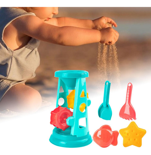 Juego De Juguetes De Arena De Playa Para Niños De 5 Piezas