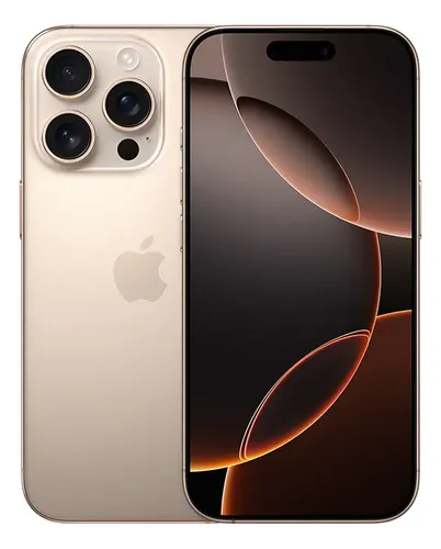 iPhone 16 Pro (sólo eSIM) 128 GB titanio del desierto - Excelente (Reacondicionado)