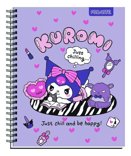 5 Cuadernos Universitarios Kuromi & Hello Kitty 100 Hojas