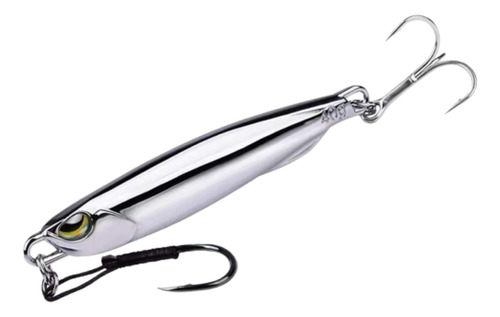 Señuelo Jig Sardina De Pesca Metal Cromo Cuchara 1.4 Oz 40 G