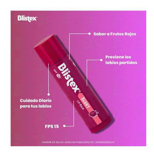 Blistex Protector Labial Frutos Rojos 4.5g